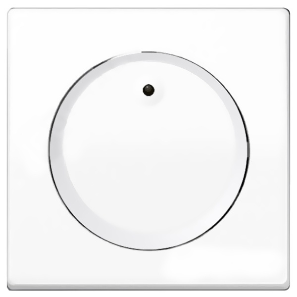 Накладка Simon 82 на проходной светорегулятор с подсветкой, белый