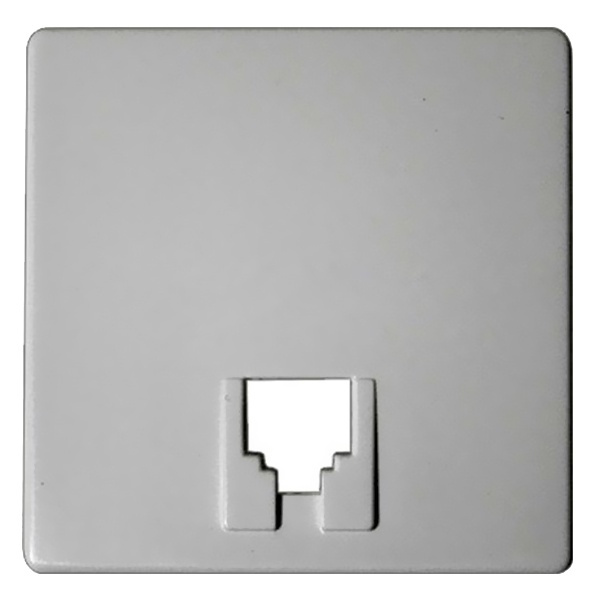 Накладка Simon 82 на телефонную розетку RJ-11 RJ-12, белый