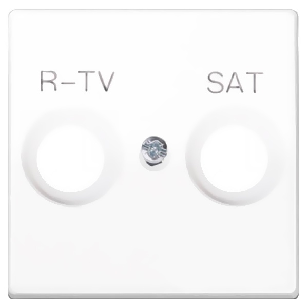 Накладка Simon 82 для спутниковых радио-телевизионных розеток, белый