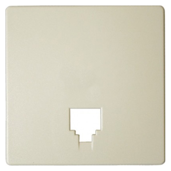 Накладка Simon 82 на телефонную розетку RJ-11 RJ-12, слоновая кость (бежевый)