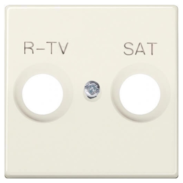 Накладка Simon 82 для спутниковых радио-телевизионных розеток, слоновая кость (бежевый)