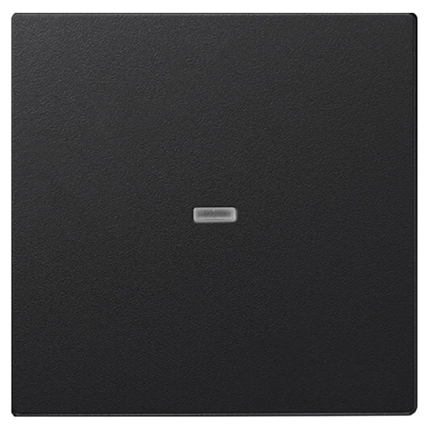 Клавиша Simon 82 для выключателя одноклавишного с подсветкой экспресс-монтаж, графит