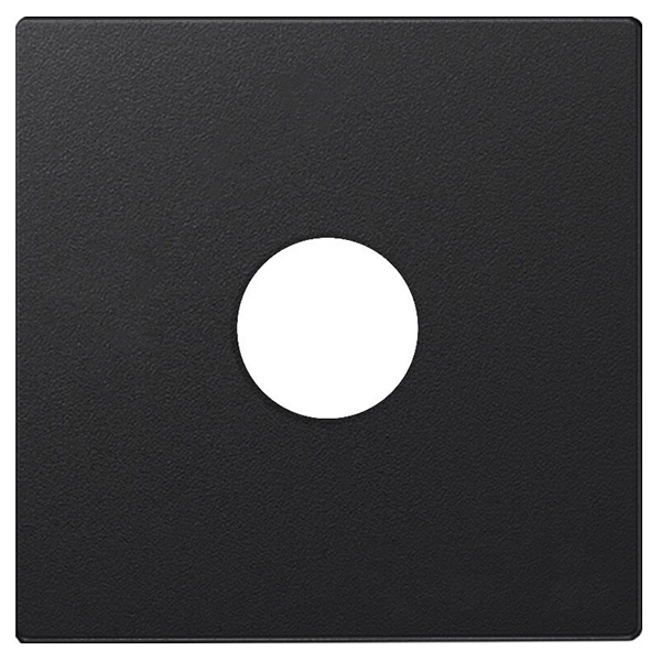 Накладка Simon 82 на аудиорозетку для подключения одной аудиоколонки, графит