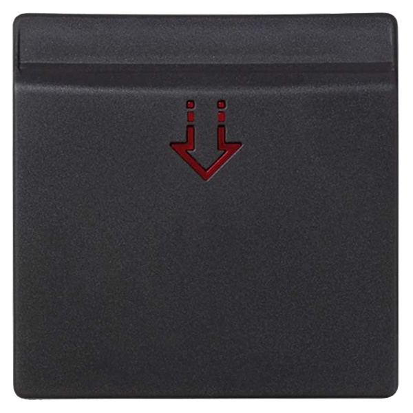 Накладка Simon 82 на выключатель под карточку, графит