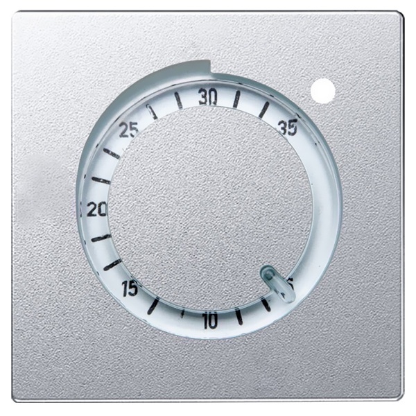 Накладка Simon 82 Detail для термостата, холодный алюминий