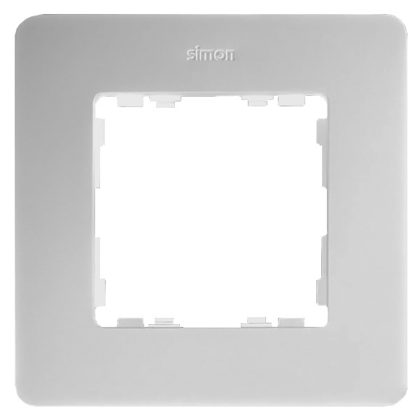 Рамка 1 пост Original Simon 82 Detail, белый-тростниковый сахар