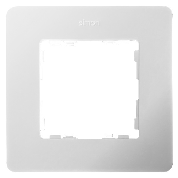 Рамка 1 пост Original Simon 82 Detail, белый-серый