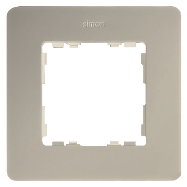 Рамка 1 пост Original Simon 82 Detail, слоновая кость-тростниковый сахар