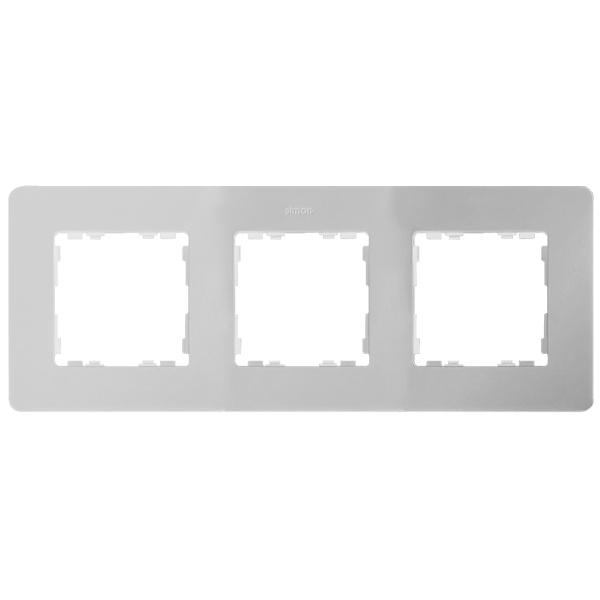 Рамка 3 поста Original Simon 82 Detail, белый-тростниковый сахар