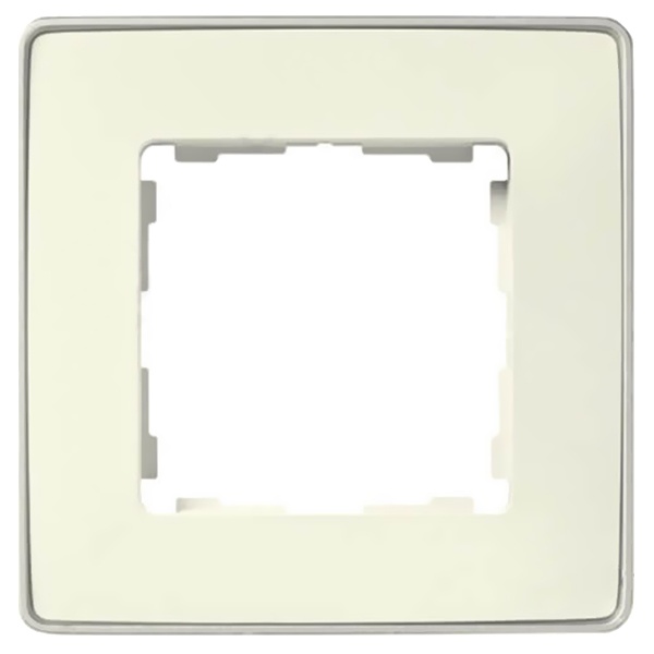 Рамка 1 пост Select Simon 82 Detail, слоновая кость-шампань