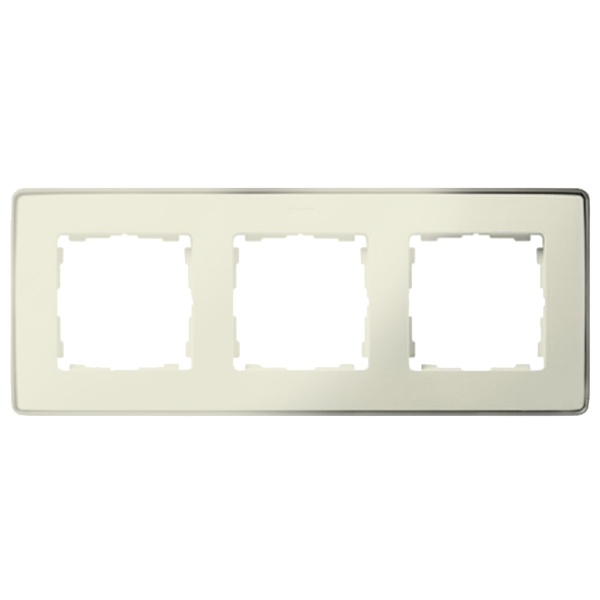 Рамка 3 поста Select Simon 82 Detail, слоновая кость-шампань
