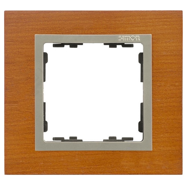 Рамка 1 пост Simon 82 Nature дерево, дуб-шампань