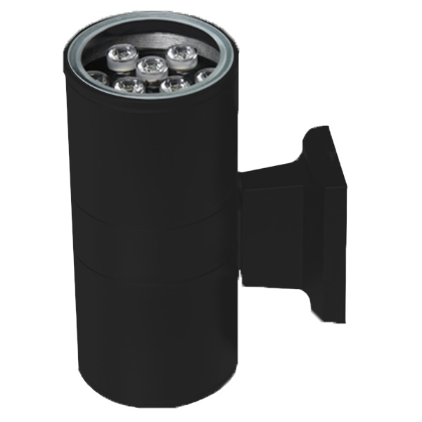 Светильник светодиодный уличный настенный JazzWay PWL-245110/30D 2x9W 6500K 230V 1620Lm IP65 черный