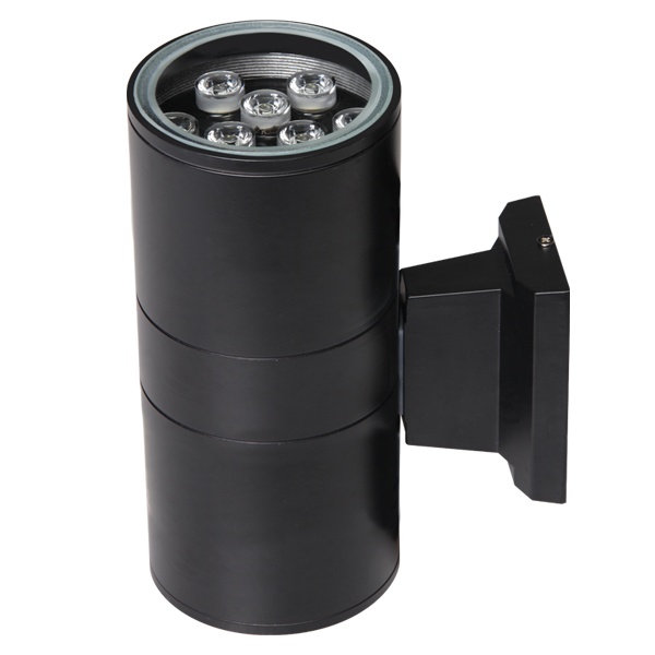 Светильник светодиодный уличный настенный JazzWay PWL-300110/30D 2x12W 6500K 230V 2160Lm IP65 черный