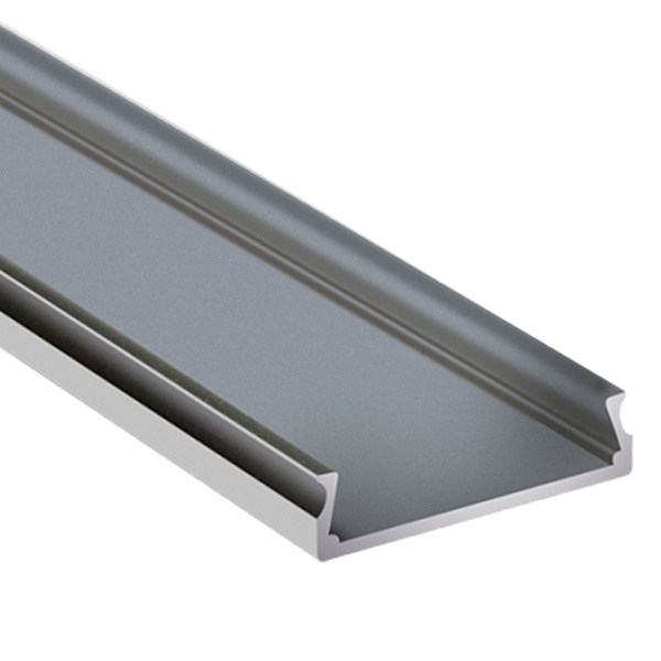 Профиль JazzWay PAL 2406 накладной (2м) анодированный