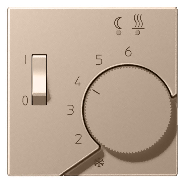 Накладка для регулятора подогрева пола Jung A FTR231U Шампань