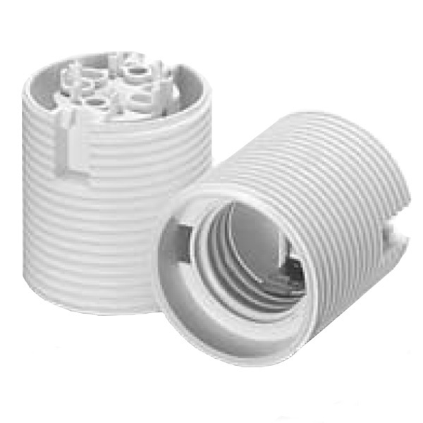 Патрон VS 64501 Е27 белый резьба М40х2,5 (БЕЗ Защитного колпачка)