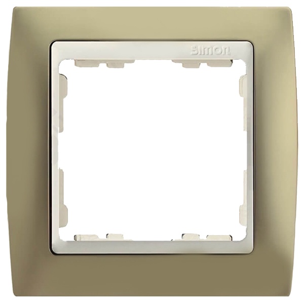 Рамка 1 пост Simon 82, шампань-слоновая кость
