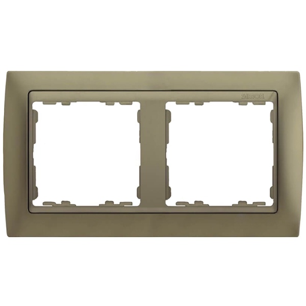 Рамка 2 поста Simon 82, шампань-шампань