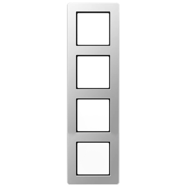 Рамка 4-ая Jung A flow Алюминий