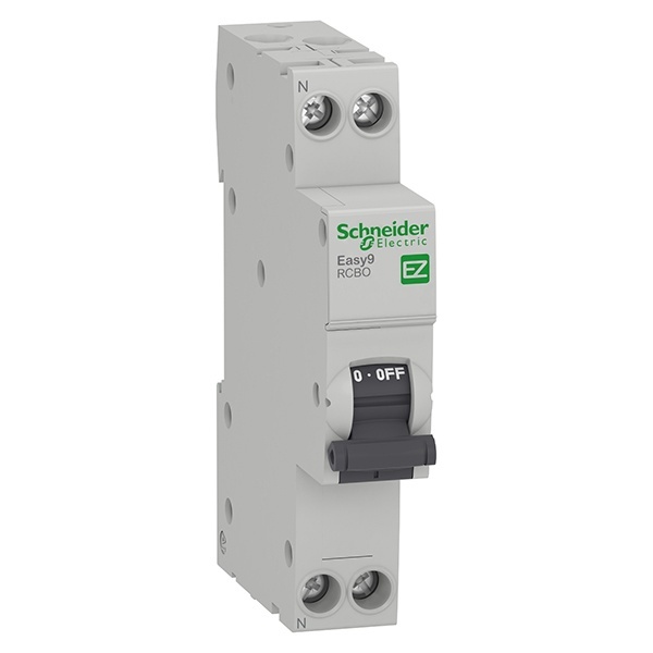Дифавтомат Schneider Electric 1P+N C10А 30мА тип АС однофазный электронный 4,5кА 1 модуль Easy9 (дифференциальный автомат, АВДТ)