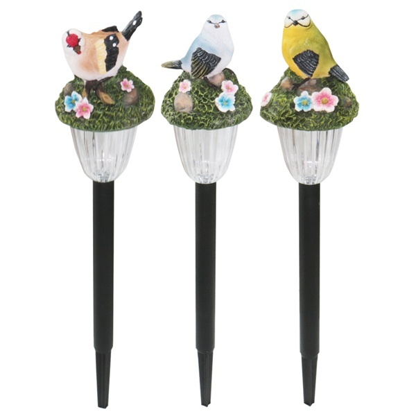 Светильник садовый TDM СП Птицы на солнечных батареях, меняют цвет, пластик, в ассортименте, ДБ