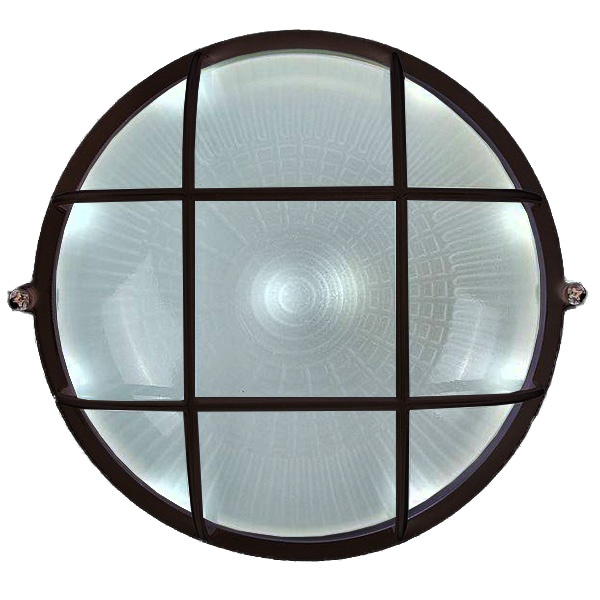 Светильник TDM НПБ1302 черный/круг с реш. 60Вт IP54