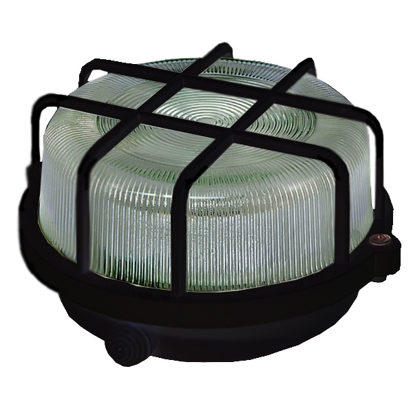 Светильник TDM НПП 03-100-005.04 У3 (корпус и защитная сетка-квадрат, черный)