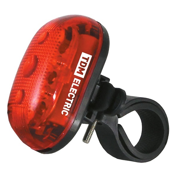 Фонарь светодиодный Велосипедный TDM 3 3LED 20Lm/W 2xAAA, 3 режима работы