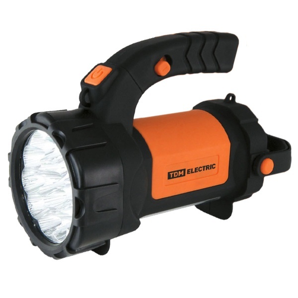 Фонарь светодиодный TDM Кемпинг 5 15+12LED 35Lm/W 3 режима, с поворотной ручкой, батареи типа 3xAA