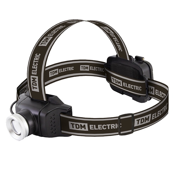 Фонарь налобный TDM Титан 3 6W 1LED CREE 400Lm батареи типа 3хАА IPX4