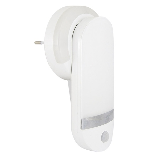 Ночник-фонарь TDM Люкс 2 1х0,5Вт + 11LED, 90лм/Вт, Li-Ion 500mAh, датчик освещ. и движения, 220В