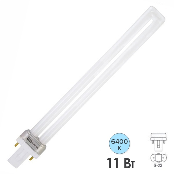 Лампа компактная люминесцентная TDM КЛЛ PS 11Вт 6500K G23 дневной свет