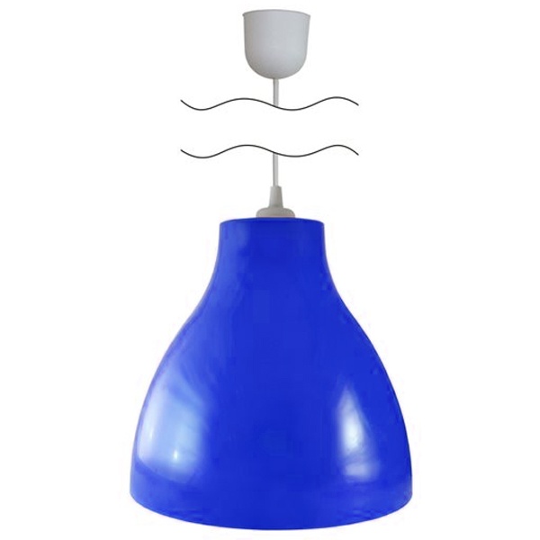 Светильник TDM НСБ 21-60-042 УХЛ4 Melodi синий, шнур белый