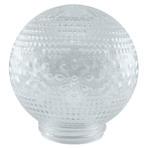 Рассеиватель шар-стекло TDM (прозрачный) 62-010-А 85 Цветочек