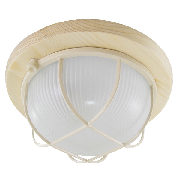 Светильник TDM НПБ1302 сосна круг с реш. 60Вт IP54