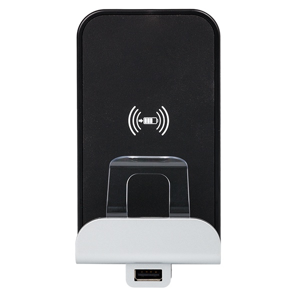 Беспроводное зарядное устройство Qi 1А с доп. разьемом USB A 5В 2,4А Livinglight c лицевыми панелями
