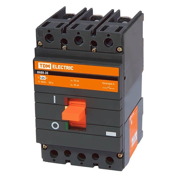 Автоматический выключатель TDM ВА88-35 3Р 125А 35кА (автомат электрический)