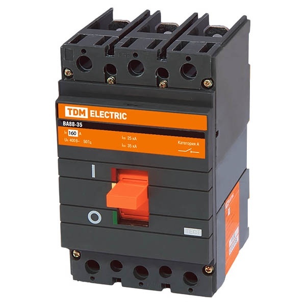 Автоматический выключатель TDM ВА88-35 3Р 160А 35кА (автомат электрический)