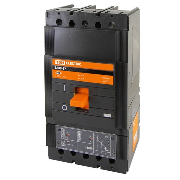 Автоматический выключатель TDM ВА88-37 3Р 400А 35кА с электронным расцепителем (автомат электрический)