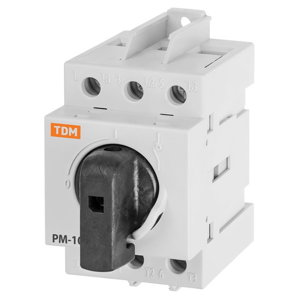 Рубильник модульный TDM РМ-100 3П 100A трехфазный (выключатель нагрузки)