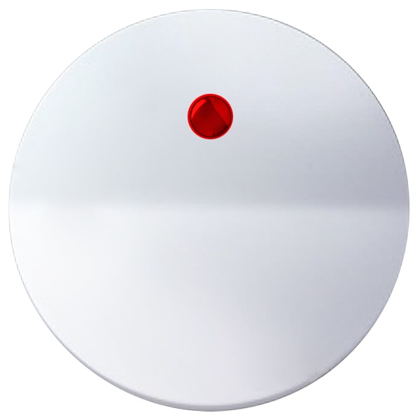 Клавиша Simon 88 одноклавишного выключателя с контрольной подсветкой белый