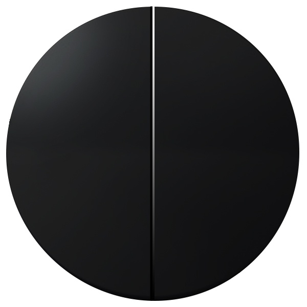 Клавиша Simon 88 двухклавишного выключателя графит