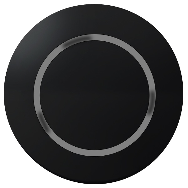 Накладка Simon 88 для нажимного светорегулятора с голубой подсветкой графит