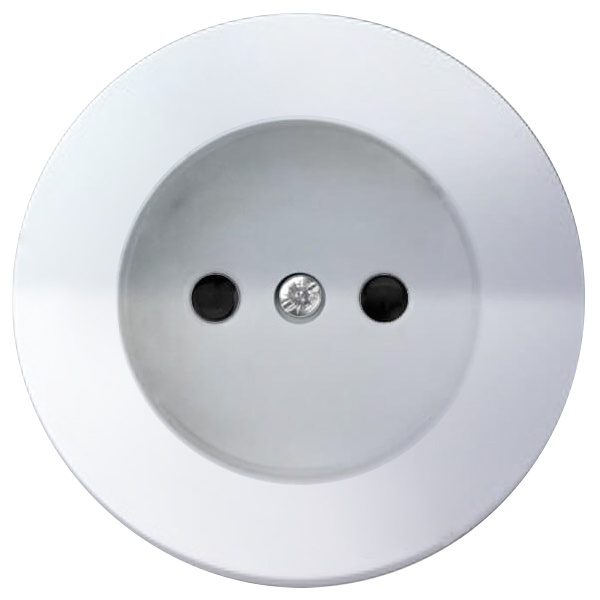 Накладка Simon 88 для розетки 2Р с защитными шторками 75431-39 белый