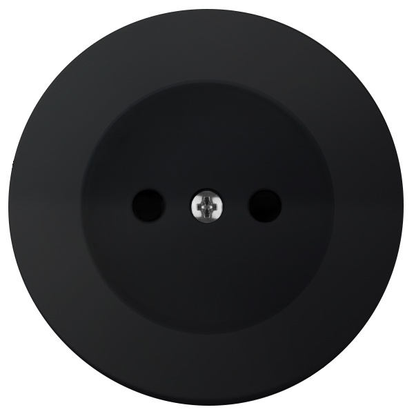 Накладка Simon 88 для розетки 2Р с защитными шторками 75431-39 графит