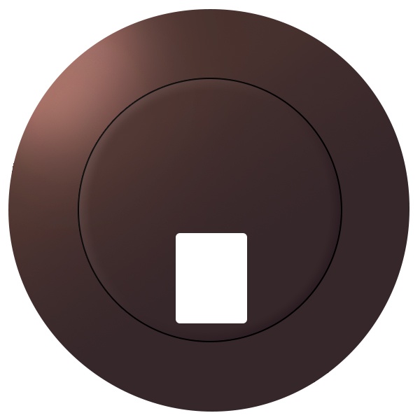 Накладка Simon 88 на розетку телефонную коричневый