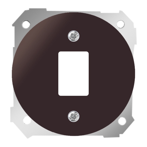 Адаптер Simon 88 на один разъем RJ45(12) 75528- 75540- 75541- 75544-39 коричневый