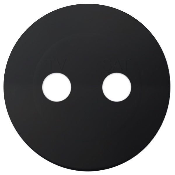 Накладка Simon 88 на телевизионную розетку R-TV+SAT цифровую 75466-,75467-,75468-69 графит