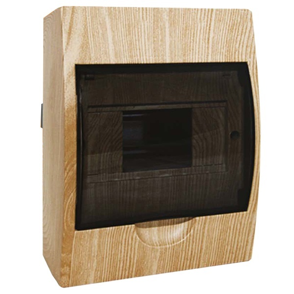 Щит распределительный навесной TDM на 6 модулей под дерево Сосна